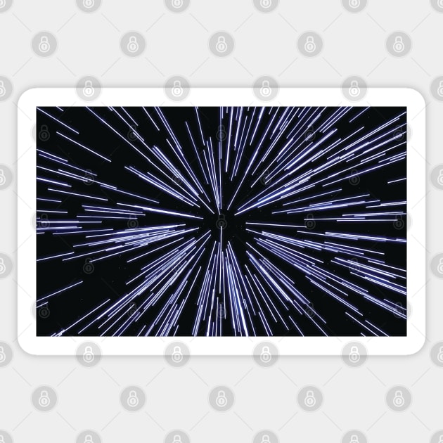 Hyperspace Vector Graphic Sticker by AJ